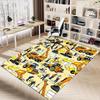 1PC Construction Workers Non-Slip Floor carpet, Office, family, bedroom, Studio - Large Area Rug, Vibrant Colors, Longlasting Material-X412