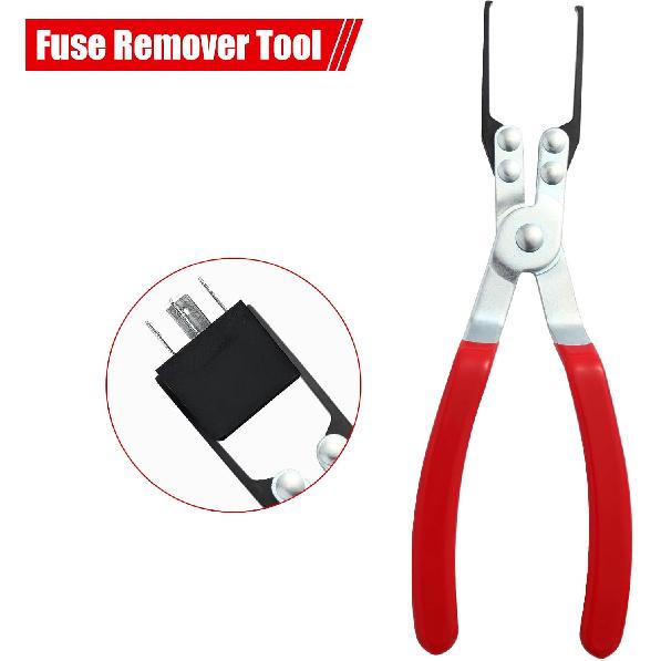 Aleric Relay Puller Pliers and Relay Fuse Remover Tools, 6 Pack, Automobile Fuse Puller Pliers, Car Fuse Puller, Fuse Removal Tool, Relay Pliers