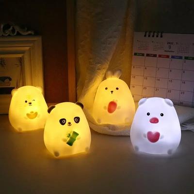 Kawaii Bunny Night Light Creative Lights Decoration Bedroom Bed Desk Lamp