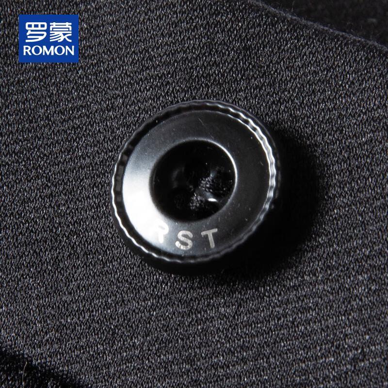 ROMON Men's Straight-Leg Wool Blend Casual Trousers