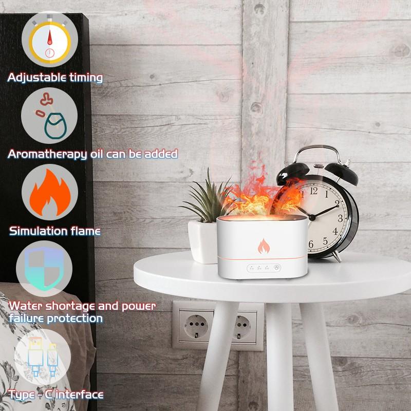 Aroma Diffuser Air Humidifier With Atmosphere Lamp Ultrasonic Cool Mist