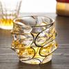 European Gilded Crystal Whisky Glass