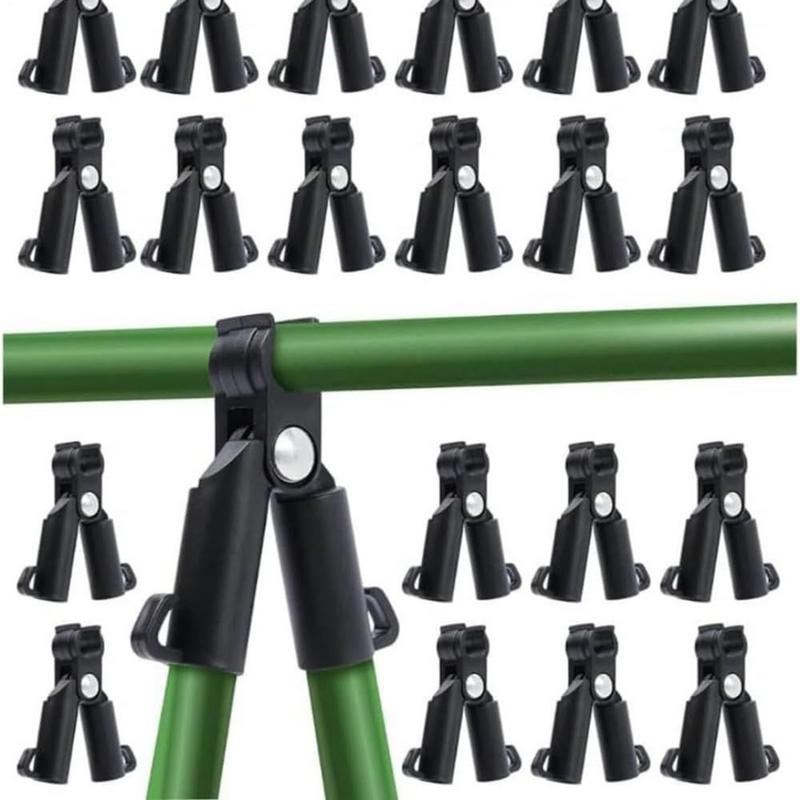 Garden Stake Connectors 10X Tomato Plant Supports Adjustable Support Connecting Parts Buckles For Gardening Lawn Moss Tomato