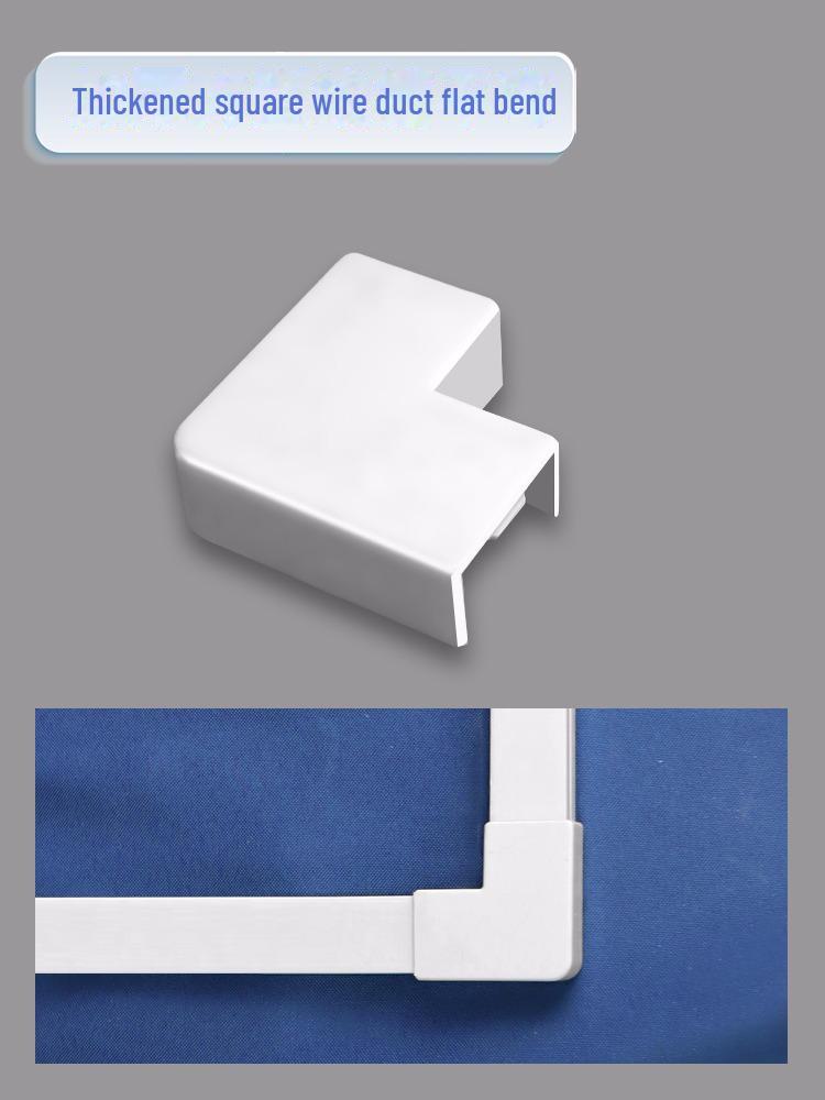 Selbstklebende dekorative PVC-Kabelmanagementbox zur verdeckten Kabelführung