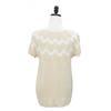 Shiz Madam Long Sleeve Tee Cotton Linen Punching Wave T57546