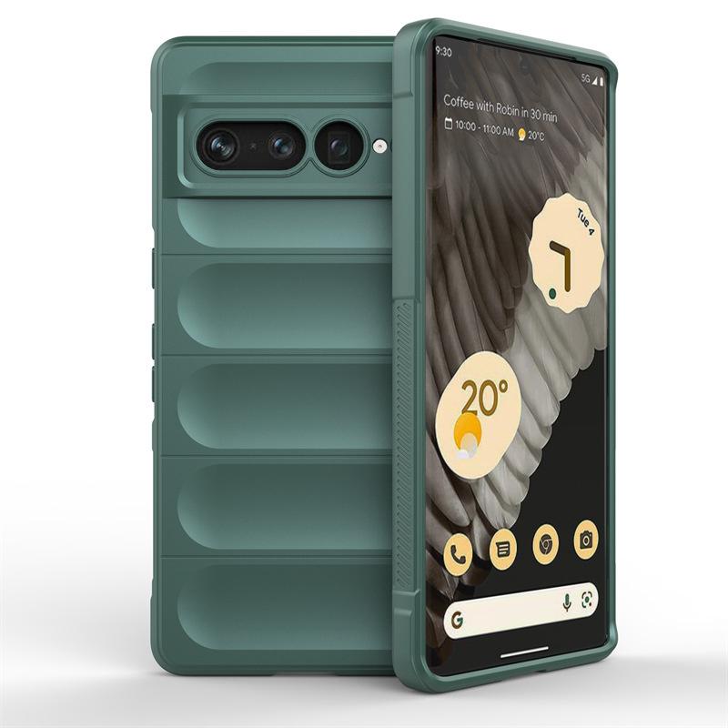 For Google Pixel 10 9 9A 8 8A 7 Pro 7A 6A Anti-Slip Bump TPU Armor Skin Full Protection Camera Shell Shockproof Cover Fundas