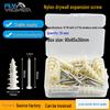 Nylon Expansion Anchor with Self-Tapping Screw and Wall Plug