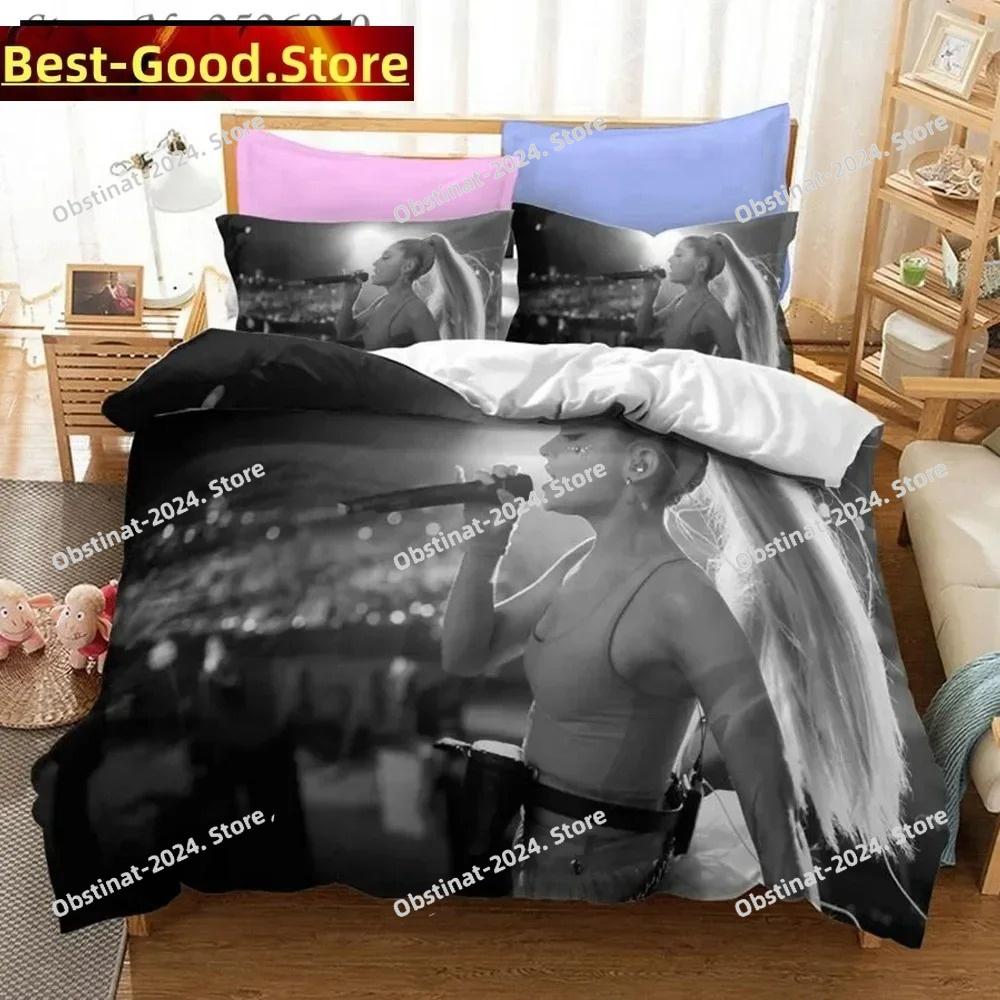 Popular Singer 3D Character Bedding Set Printed Bed Set Duvet Cover Sheet Pillowcase Bed Soft Quilt Cover Full Queen King Size