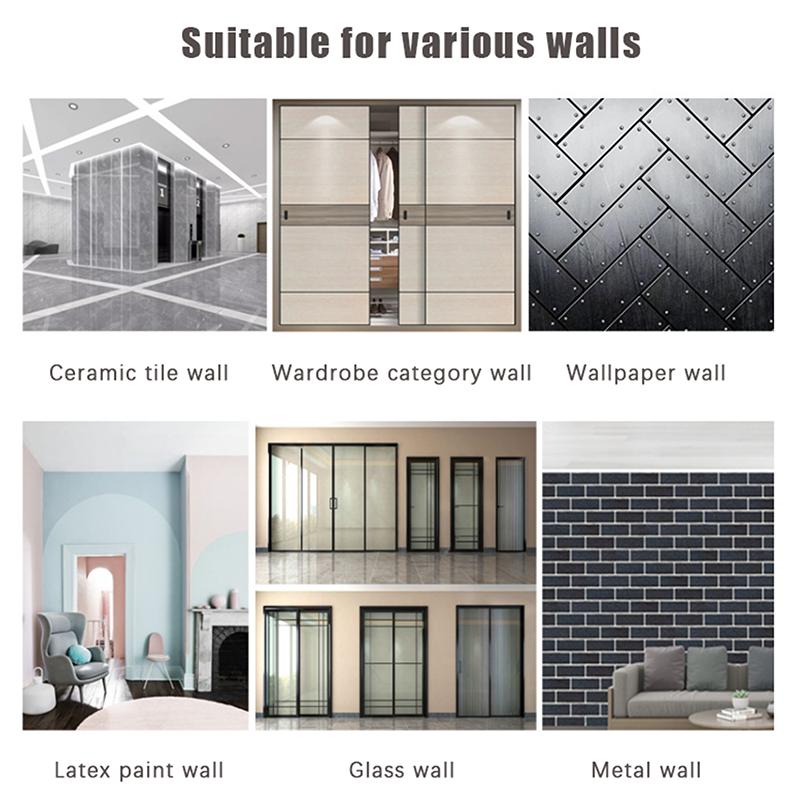 Acrylic Anti Fog Mirror Shower Shaving Fogless Mirror Washroom Travel Accessories For Women Makeup Man Shaving Bathroom Tools