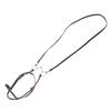 Horse Bridle with Rein Adjustable Size Cowhide Sturdy Comfortable Horse Headstall for Riding