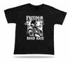 T-Shirt T-Shirt Geburtstag Geschenkidee Freiheit Tod Straßenrennen Rad Motorrad Flagge