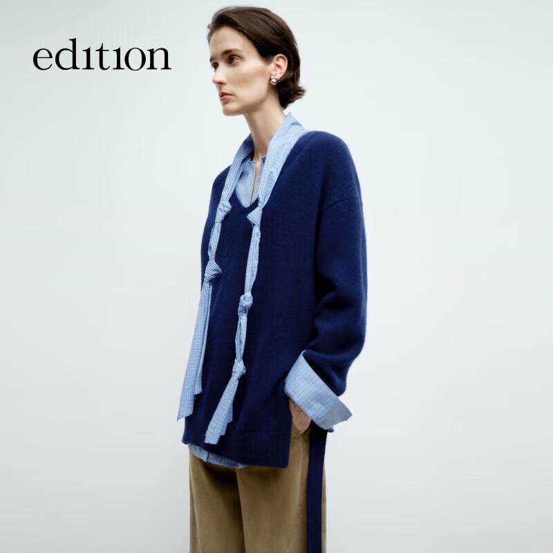 Edition Women's Yak Wool Blend V-Neck Pullover Sweater