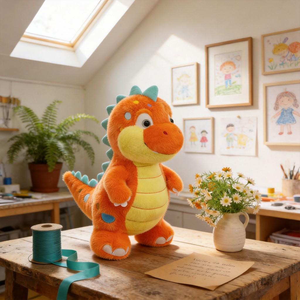 Dinosaurier Plüschtier Weiches Kuscheltier Für Kinder Geschenk Jungen Mädchen