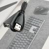 Premium Metal Plastic USB Extension Cord With 150CM Length For Wireless Receiver Positioning