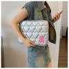 11/15inch Puffy Laptop Bag Embroidery Macaron Color Notebook Bag Shockproof Love Pattern Computer Case for Ipad/Macbook