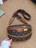 2025 Women's Versatile Chest Bag: Trendy Color Block Crossbody with Chain