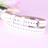Genuine Leather Belts Leather Belt Premium Leather Straps Multi-Color Perforated Design Accessory for Stylish Daily Outfits