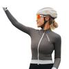 Womens Long Sleeve Quick-Dry Fleece Cycling Jersey Windproof Thermal Winter Road Bike Riding
