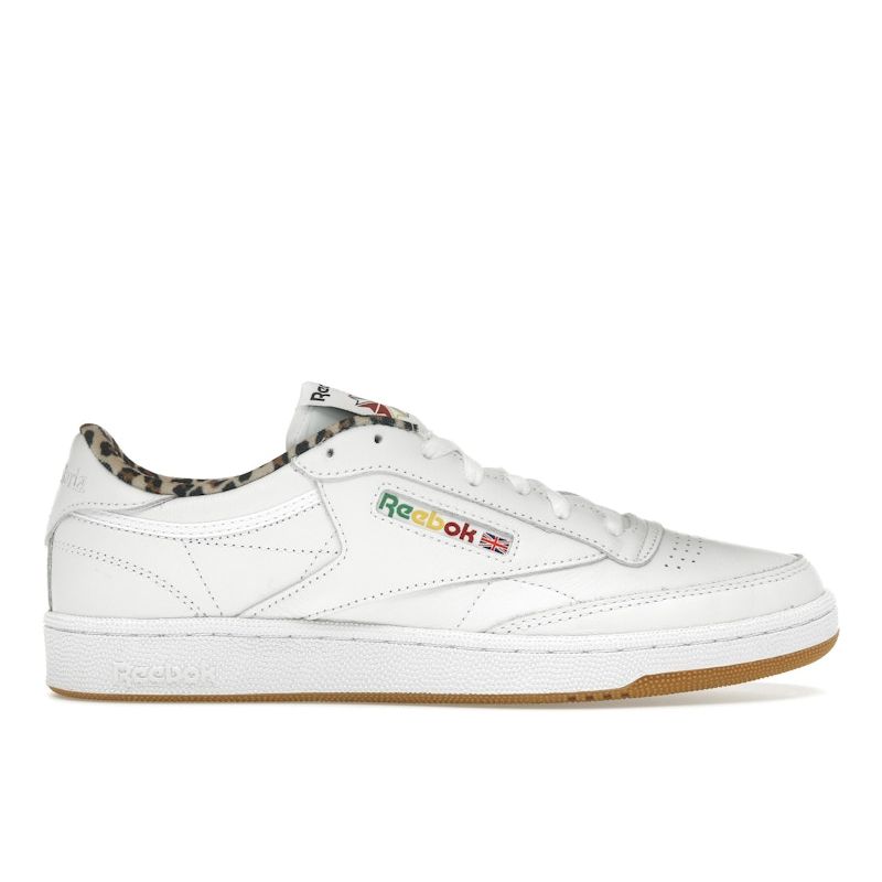 

Reebok Wacko Maria x Club C 85 Белые Леопардовые Гам Мужские Кроссовки 100208680 42