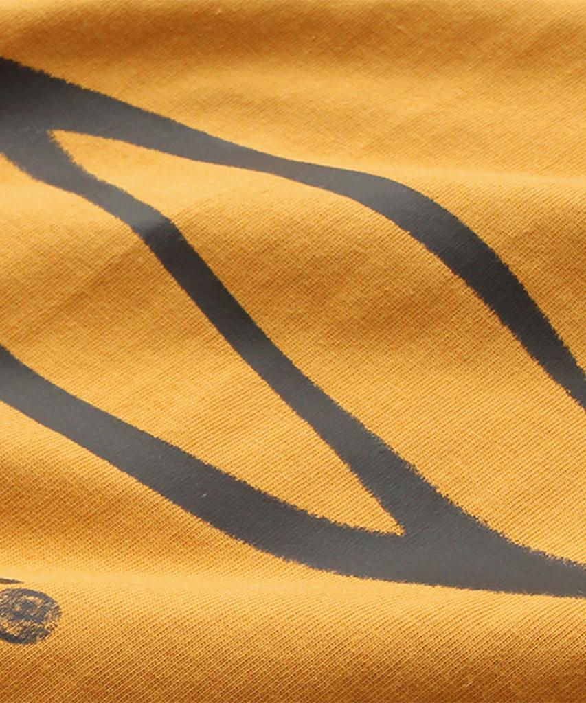 Keuligeon Crg Tribal Semi-Overfit Short Sleeve T-Shirt Mustard