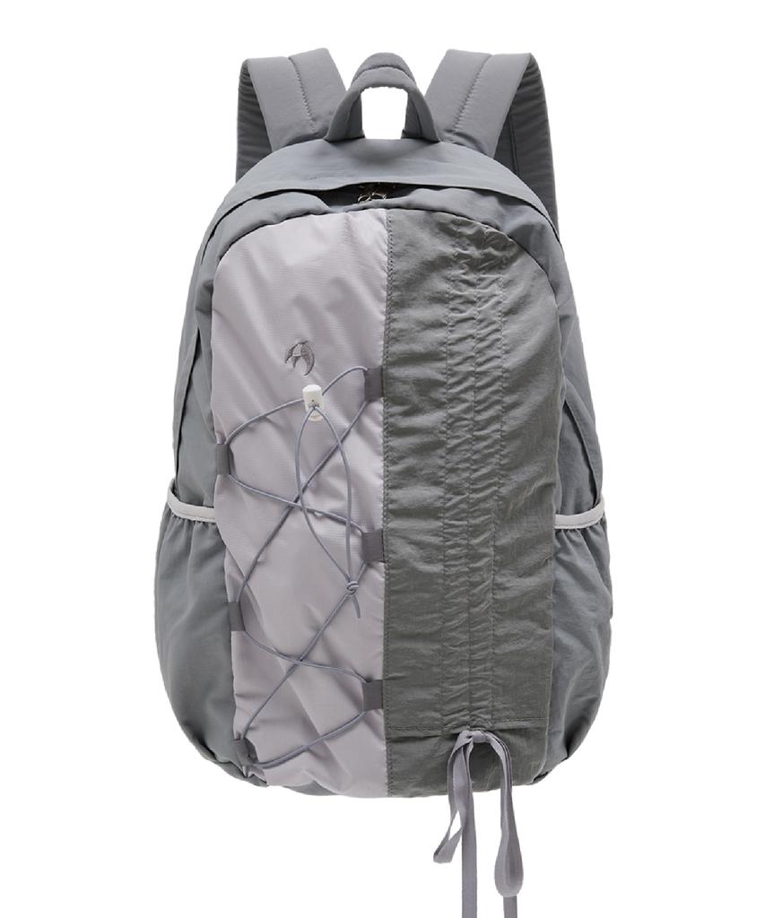 Waikei Half String Nylon Backpack Grey