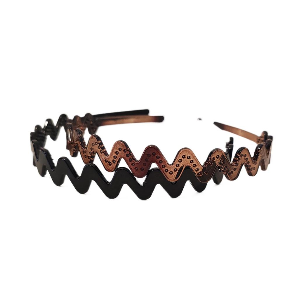 2pc European and American High Quality Wave Hairbands Headbands for Women Girls Men Korean Sport Washface Hair Accessories Tool