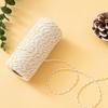 100 Meter/Roll Two Colors Cotton Baker Twine Rope Cord DIY Gift Crafts Wrap Christmas Wedding Decoration Gift Packaging String