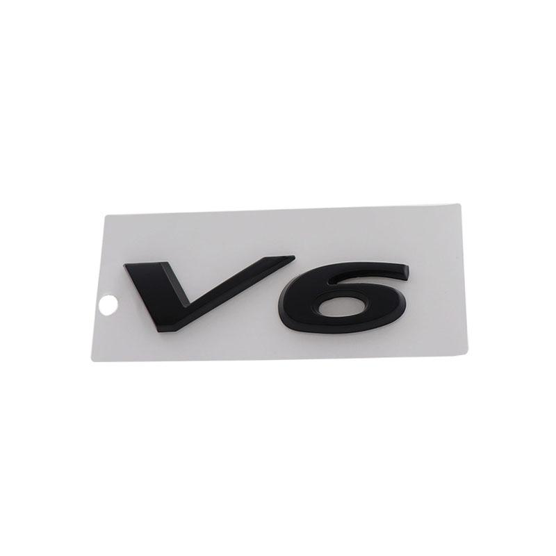 3D Premium ABS 3.0 5.0 V6 V8 car Fender trunk Rear Bonnet Decal Emblem Badge Sticker