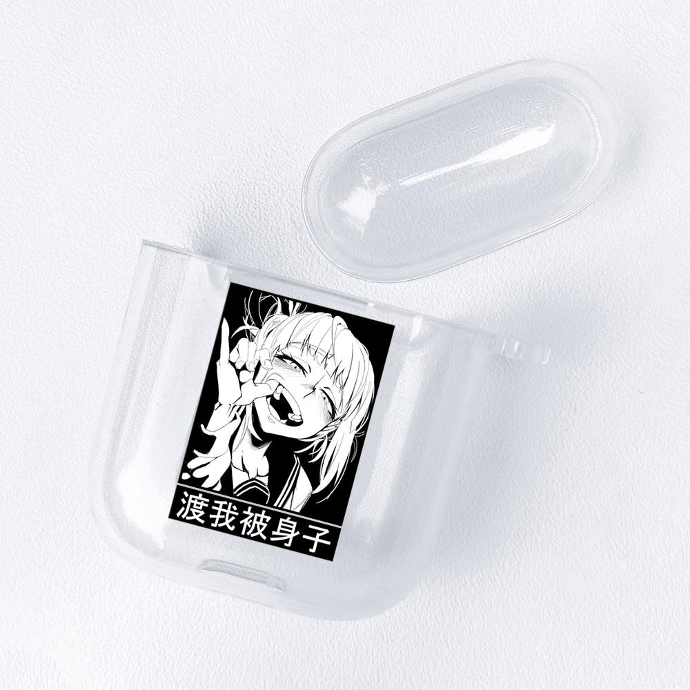Anime My Hero Academia Figurer Gjennomsiktig Airpods-deksel for Funda Airpods 2/1 Deksel Boku No Hero Academia Mykt TPU-deksel Coque