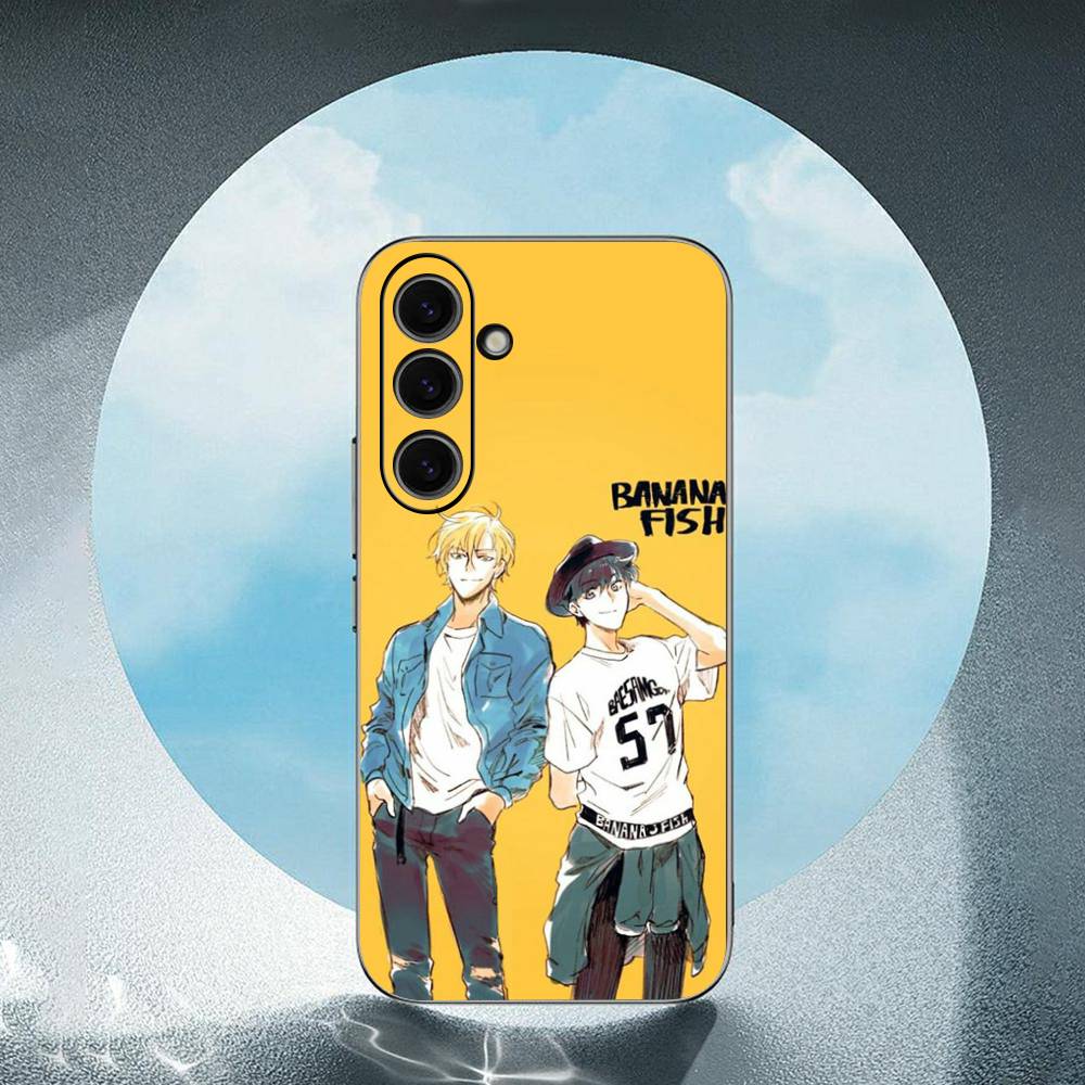 

Banana Fish Anime For Samsung Galaxy S23 S24 S25 Ultra S22 Plus S21 Black Soft Case Waterproof Soft Case SamsungS20lite 5G
