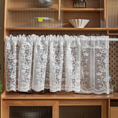 American Style Semi-Curtains Lace Bedroom Window Door Curtain Light Blocking French Style Home Textile Customizable Door Curtain