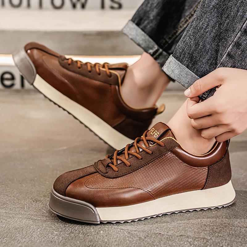 Große Größe neue lässige Sport-Lederschuhe Sport-Board-Schuhe