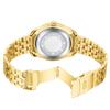 Watch Men Stainless Steel Calendar Gold 3ATM Water Resistant Luminous Analog Display Simple Fashion Quartz Watch Men Fashion Accessory - Birthday