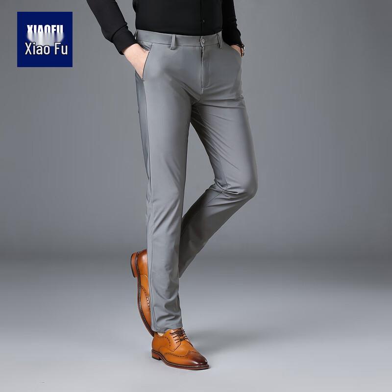 Men s Business Formal Straight Leg Trousers 34
