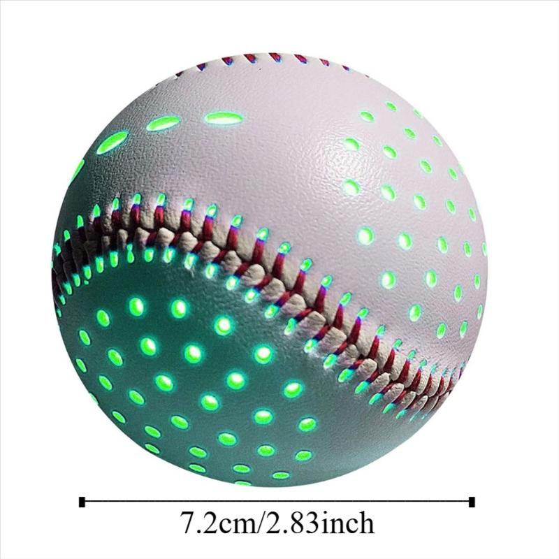 6 Colors LED Glow Baseball RGB Simulation Baseball Toy Children Toys Glow Baseball Toy  Night