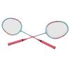 Badminton Racket Lightweight Portable Iron Alloy Frame Double Badminton Racquets for Beginner