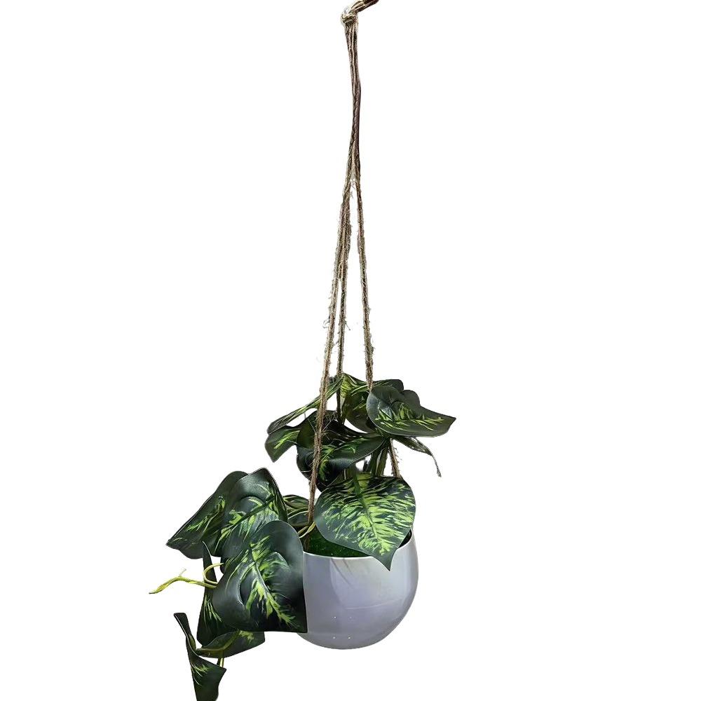 

Green Artificial Grass Hanging Bonsai DIY Hanging Simulation Grass Flowerpotted Accessories Photo Props Simulated Plant