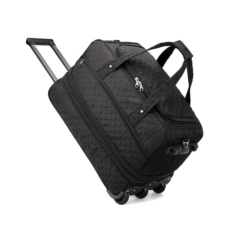 Foldable Large Capacity Travel Duffel with Trolley Sleeve