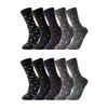 10 Pairs Men's Socks Cotton Business New Fashion Funny Sock With Print Animals Cartoon Middle Sock Male Casual Dresses Clothing