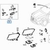 Headlight Repair Kit for Mercedes-Benz GLA W156 (Models 1568201500 & 1568201600)