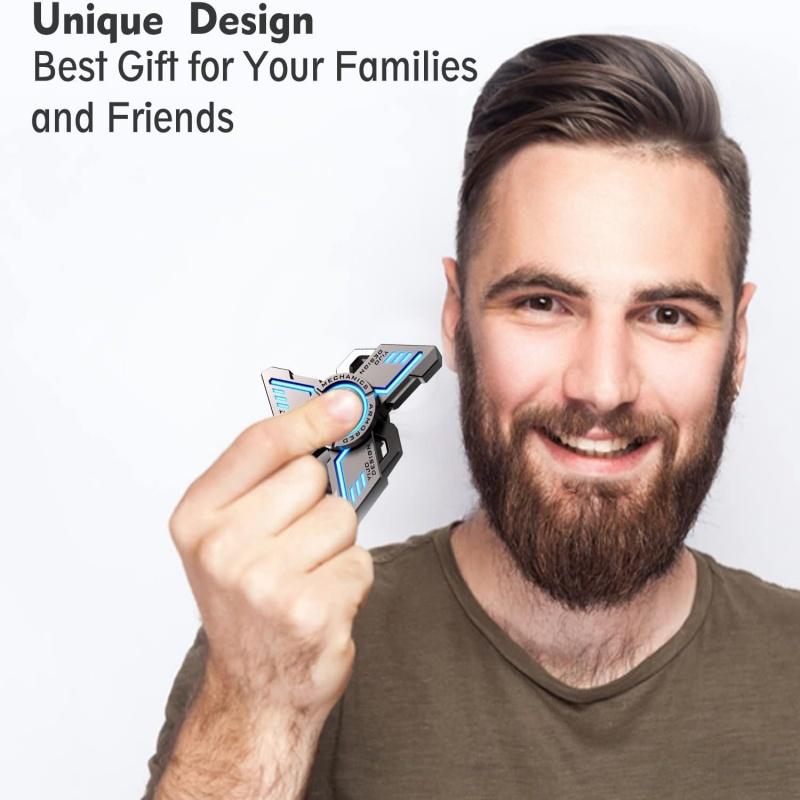 Fidget Spinners For Kids Stress Anxiety ADHD Relief Figets Toy Fidget Light Up Spinner Metal Finger Hand Sensory Toy