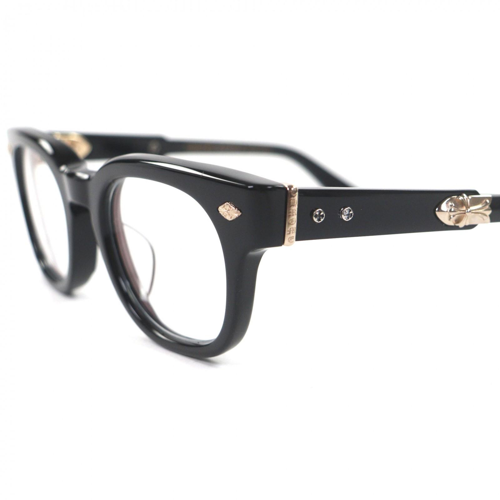 

Чудові Окуляри CHROME HEARTS JENNA TAIL YEA Хрест Метал чорний 18KGP чоловічі Вживані