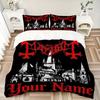 Mayhem Dark Gothic Metal Shirt Bedding Set Personalized Washable Custom 3Pcs Duvet Cover Pillowcases Soft Microfiber Home Bedroom Gift