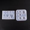 For Triangle Round Epoxy Mold Earring Pendant Silicone Mold DIY Resin Jewelry Ma