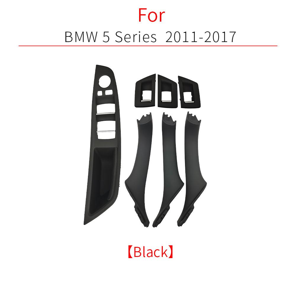 For BMW F10 F11 Car Inner Handle Interior Door Panel Driver's Window Switch Frame Storage Box Sets for BMW 5 Series 520 528 535