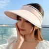 New Summer Ice Silk Nylon Sun Hat Women Outdoor Fashion Uv Protection Wide Brim Sunscreen Hat