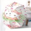 Hello Kitty,Sakura Automatic Folding Umbrella-Simple 8-Rib Design, Bright Cartoon Pattern, Durable Iron Frame, Suitable For Travel, Outdoor,