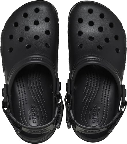 Crocs Duet Max Clog Sandals, Black, 25cm
