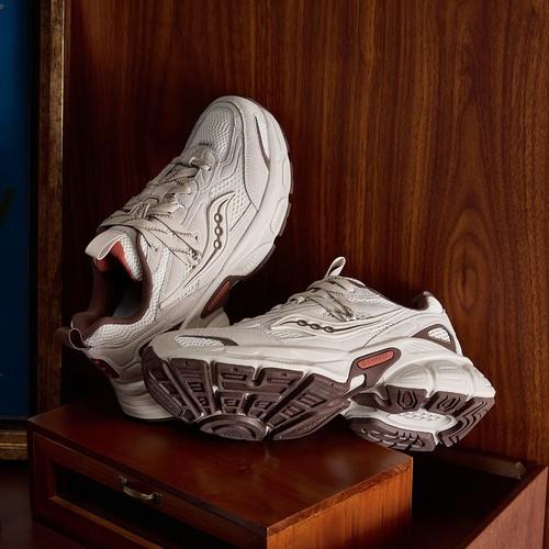 SAUCONY 2K CAVALRY Low Top Running Shoes Unisex Beige Brown - S79053-11