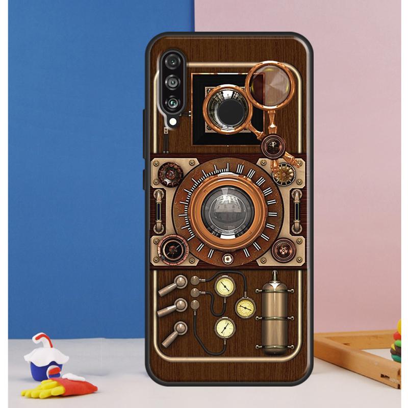 

Retro Camera Vintage Case For Huawei Nova 12s 7i 8i 11i 12i 9 10 SE Y73 Y90 Y70 Y72 Y61 Y91 P30 P40 Lite P60 Pro Huawei Nova 5T